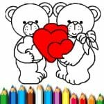 Happy Valentines Day Coloring