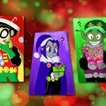 Teen Titans Christmas Stars