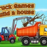 Truck games – build a house